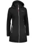 Ženski softshell kaput ALTISPORT CIARA CRNO/RUŽIČASTO