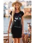 Haljina ALTISPORT ALW043178 CRNA I PLAVA