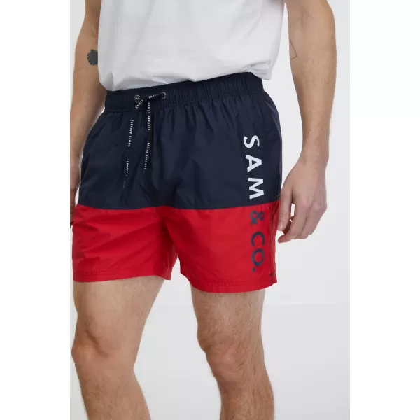  Muške kratke hlače za plivanje SAM 73 EDUARDO MS 818 CRVENA 