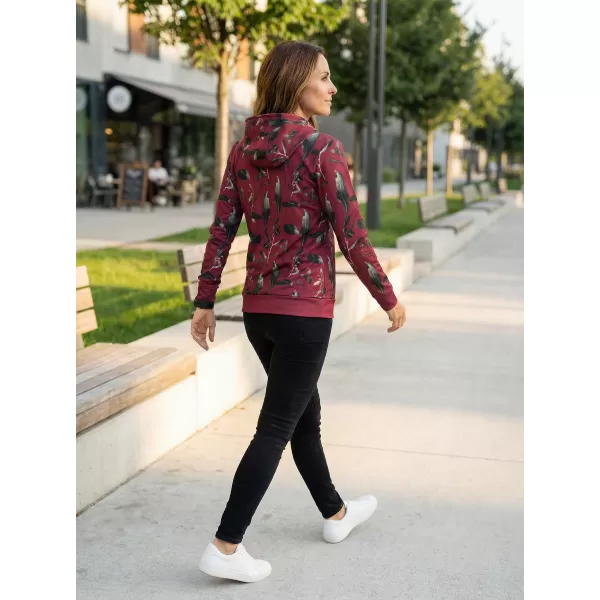  Ženska premium funkcionalna majica ALTISPORT VOJ/ALW026MI01 TAMNOCRVENA 