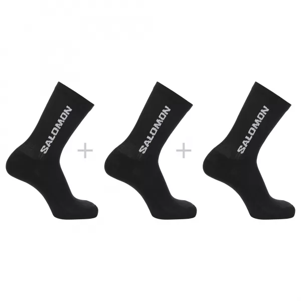  Čarape SALOMON EVERYDAY CREW 3-PACK LC2086100 CRNO/CRNO/CRNO 