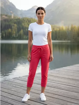 Ženske 3/4 hlače SAM 73 CAMILA WS 798 SVIJETLA MALINA