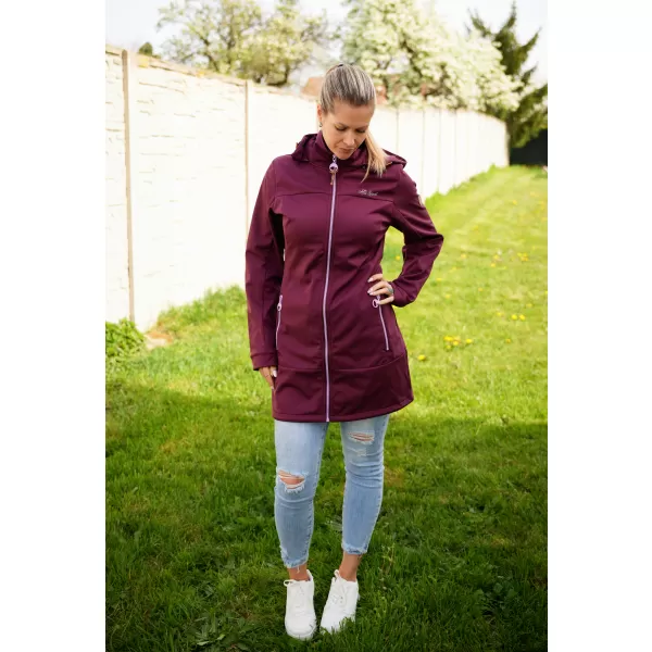  Ženski softshell kaput ALTISPORT CIARA BORDO/LJUBIČASTA 
