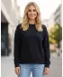 Ženski sweatshirt SAM 73 LUANA WM 790 TAMNOPLAVA