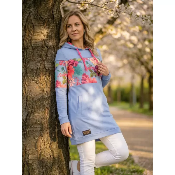  Ženski sweatshirt ALTISPORT CECILY PLAVA 