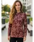 Ženska premium funkcionalna majica ALTISPORT VOJ/ALW025MI01 TAMNOCRVENA