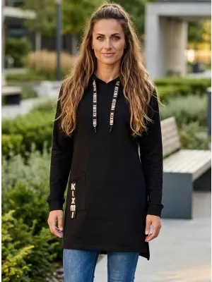 Ženski sweatshirt KIXMI SHARON CRNA