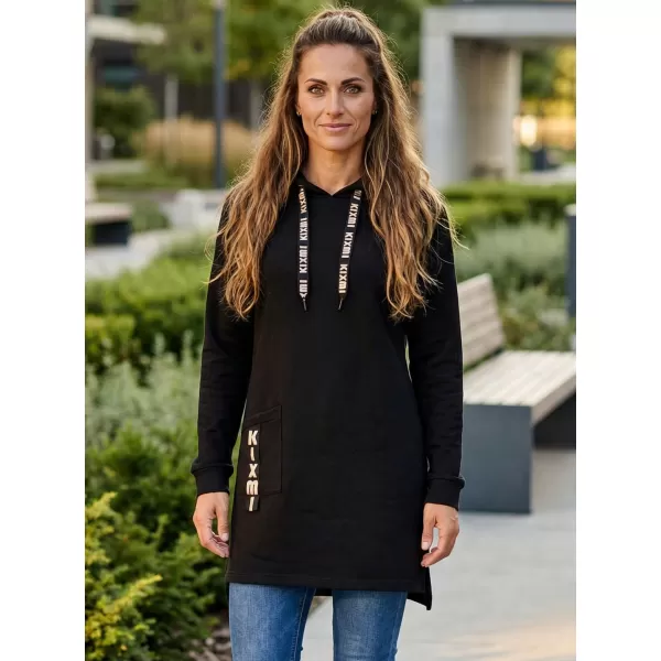  Ženski sweatshirt KIXMI SHARON CRNA 