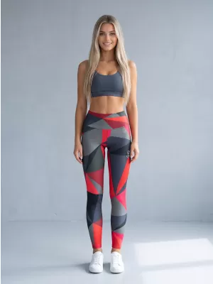Ženske duge premium tajice ALTISPORT VOJ/ALW007LEG01 CRVENA