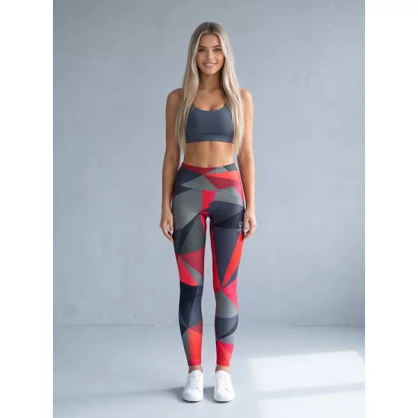  Ženske duge premium tajice ALTISPORT VOJ/ALW007LEG01 CRVENA 