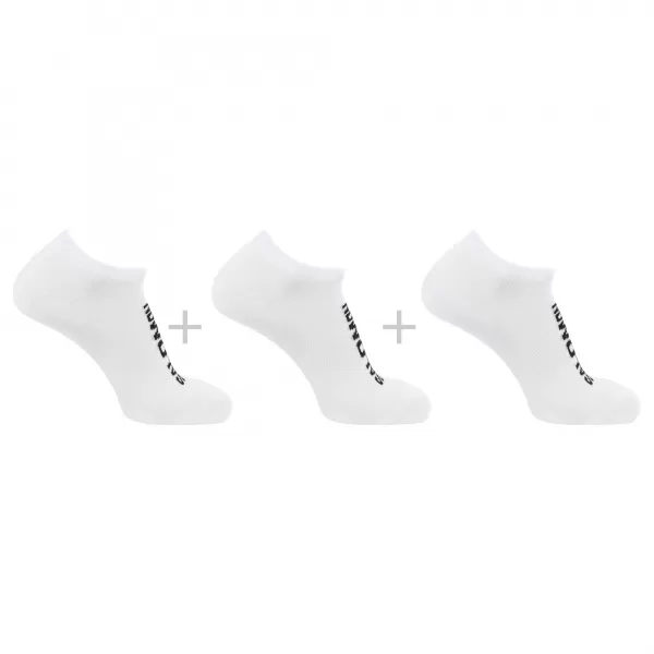  Čarape SALOMON EVERYDAY LOW 3-PACK LC2086900 BIJELO/BIJELO/BIJELO 