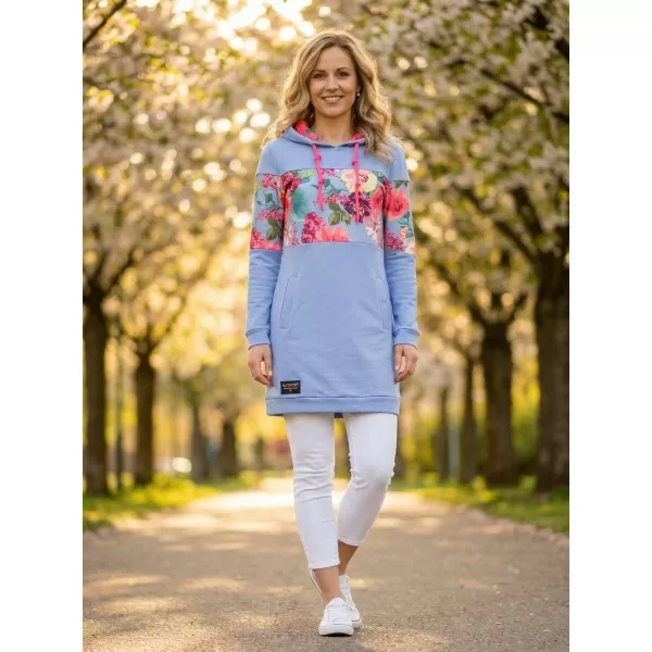  Ženski sweatshirt ALTISPORT CECILY PLAVA 