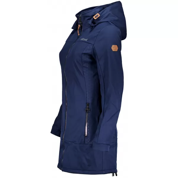  Ženski softshell kaput ALTISPORT CIARA TAMNOPLAVA 