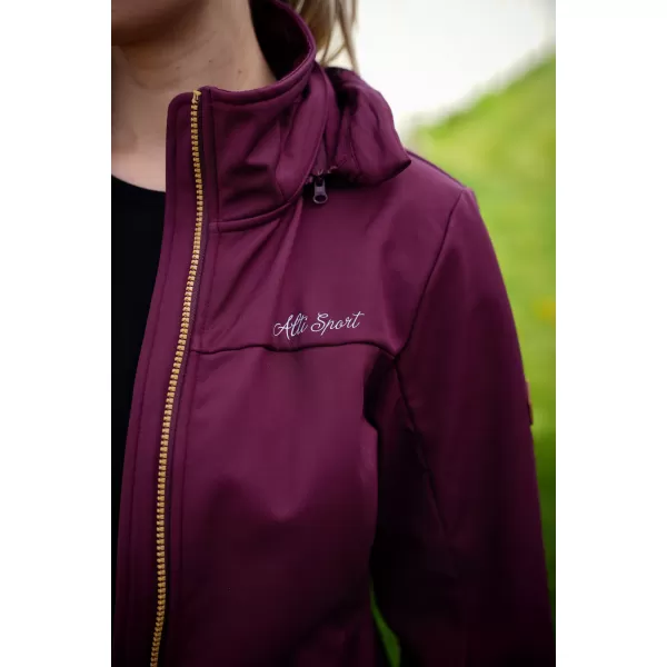  Ženski softshell kaput ALTISPORT CIARA TAMNOCRVENA 