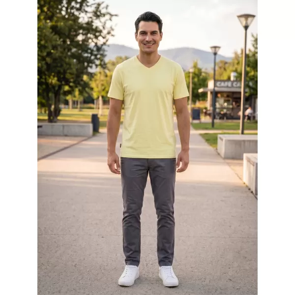  Muška majica kratkih rukava SAM 73 FIDEL MT 844 SVIJETLOŽUTA 