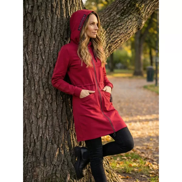  Ženski sweatshirt ALTISPORT CELIA BORDO/ROZA 