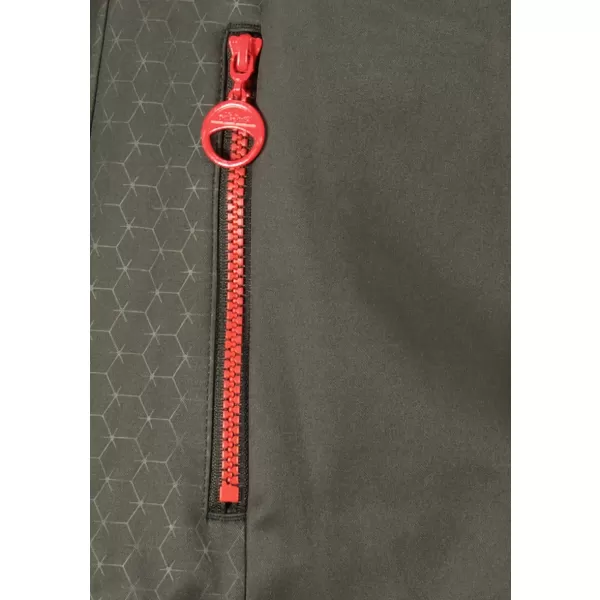  Ženski softshell kaput ALTISPORT CIARA KAKI/CRVENA 