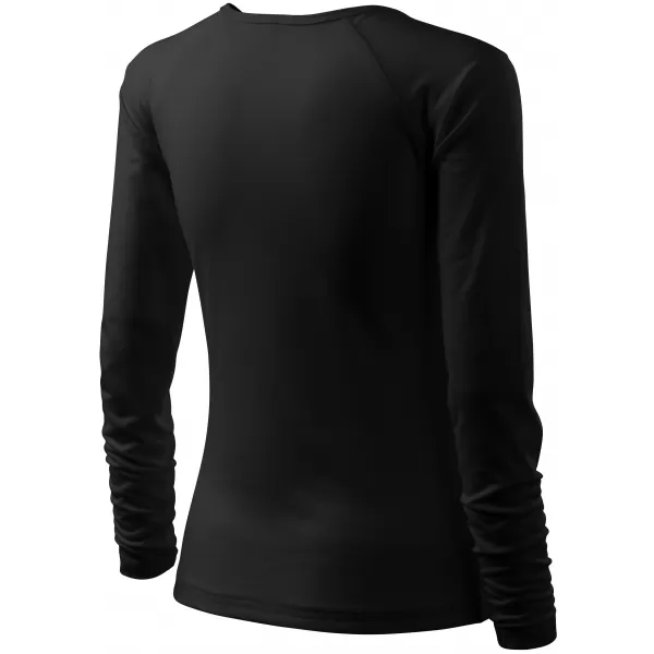  Ženska majica s dugim rukavima ALTISPORT NoPrint NP/ALW721 CRNA 