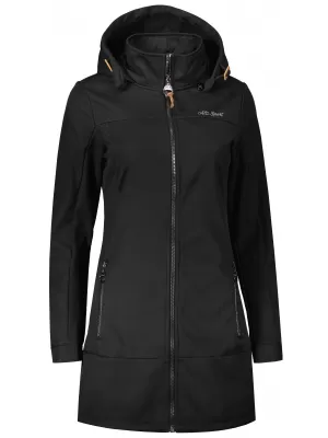 Ženski softshell kaput ALTISPORT CIARA CRNA