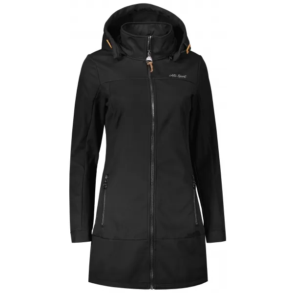  Ženski softshell kaput ALTISPORT CIARA CRNA 