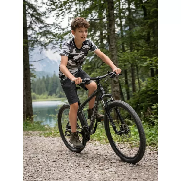  Dječja majica ALTISPORT NoPrint NP/ALK941 MASKIRNO SIVA 