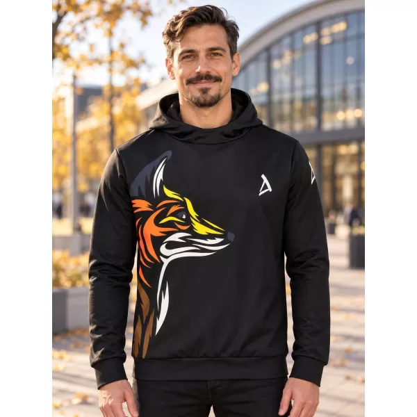  Muška premium funkcionalna majica ALTISPORT VOJ/ALM029MI01 CRNA I ŽUTA 