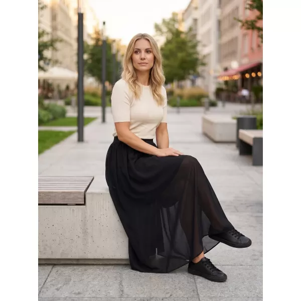  Ženska suknja SAM 73 EVELINA WZ 870 CRNA 