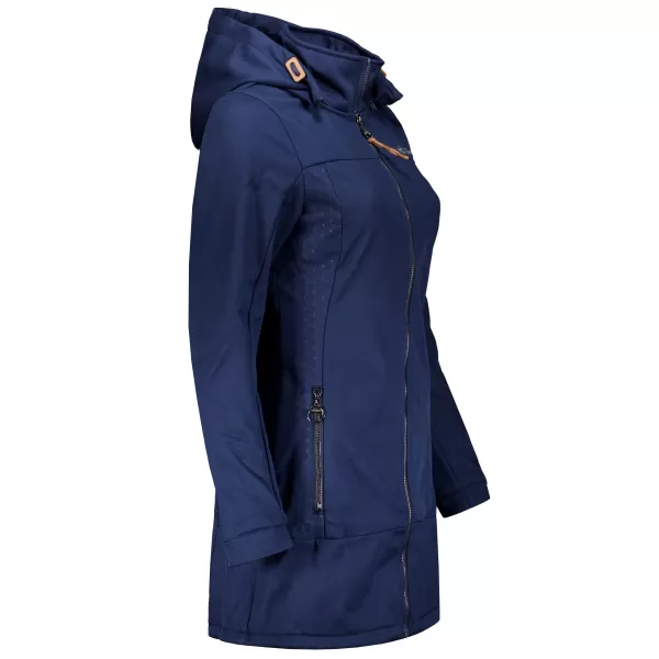  Ženski softshell kaput ALTISPORT CIARA TAMNOPLAVA 