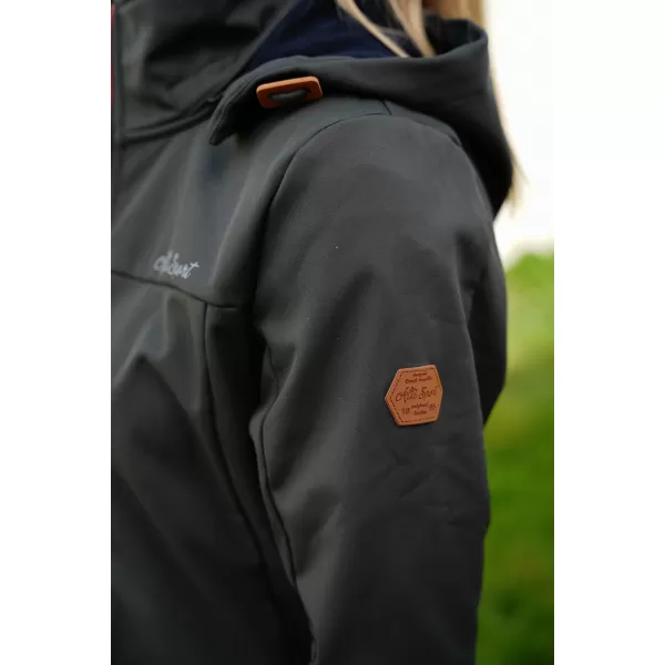  Ženski softshell kaput ALTISPORT CIARA KAKI/CRVENA 