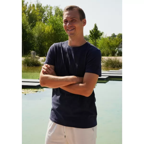  Muška majica kratkih rukava ALTISPORT CARLSON TAMNOPLAVA 