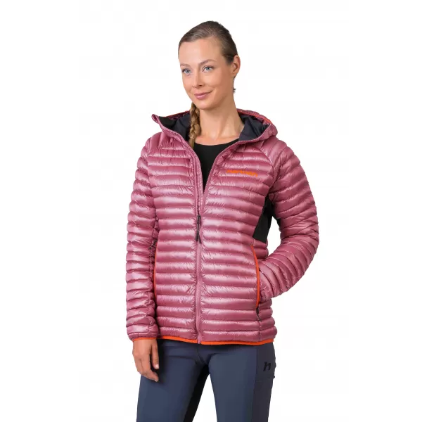  Ženska jakna HANNAH MANTIS HOODY SUNCEM POLJUBLJEN KORAL 