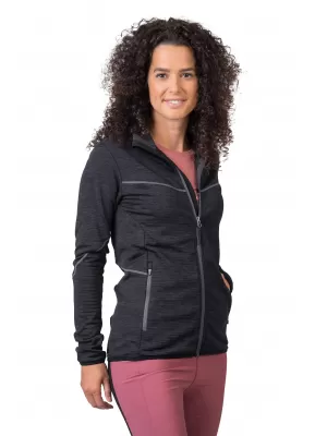 Ženski sweatshirt HANNAH DAGNYS HOODY ANTRACIT MEL