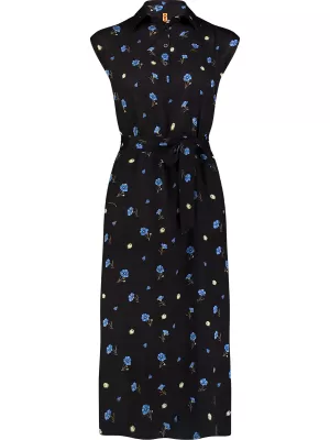 Haljina NORDBLANC NBSLD7803 CRNI UZORAK