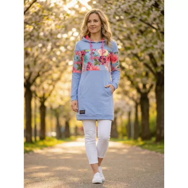 Ženski sweatshirt ALTISPORT CECILY PLAVA 