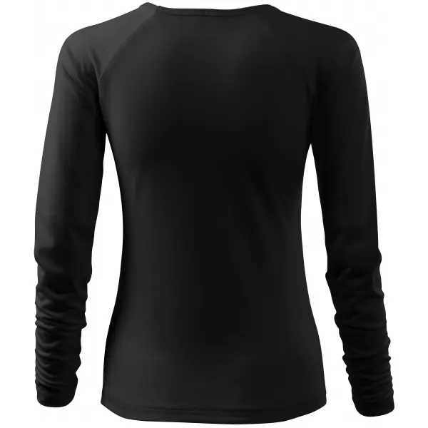  Ženska majica s dugim rukavima ALTISPORT NoPrint NP/ALW721 CRNA 