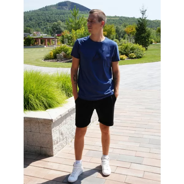  Muška majica kratkih rukava ALTISPORT CADMAN TAMNOPLAVA 