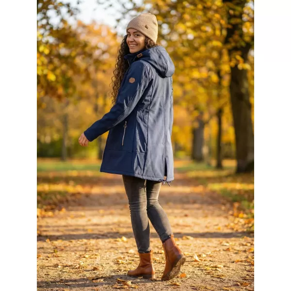  Ženski softshell kaput ALTISPORT CIARA TAMNOPLAVA/SREBRNA 