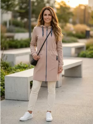 Ženski sweatshirt ALTISPORT CELIA BEŽ/PLAVA