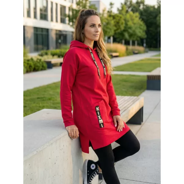  Ženski sweatshirt KIXMI SHARON CRVENA 