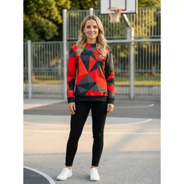  Ženska premium funkcionalna majica ALTISPORT VOJ/ALW007MI01 CRVENA 