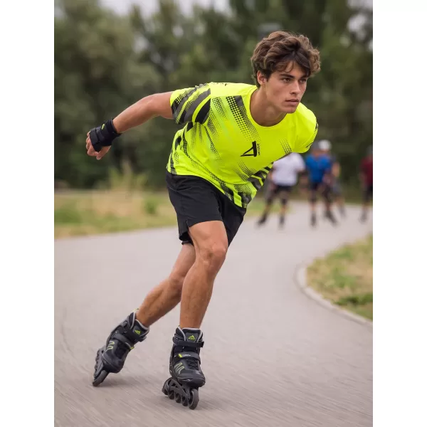  Muška funkcionalna premium majica ALTISPORT VOJ/ALM028TR01 NEON ŽUTA 