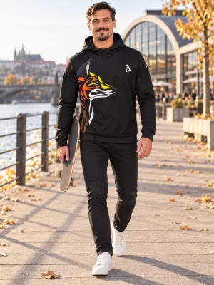 Muška premium funkcionalna majica ALTISPORT VOJ/ALM029MI01 CRNA I ŽUTA