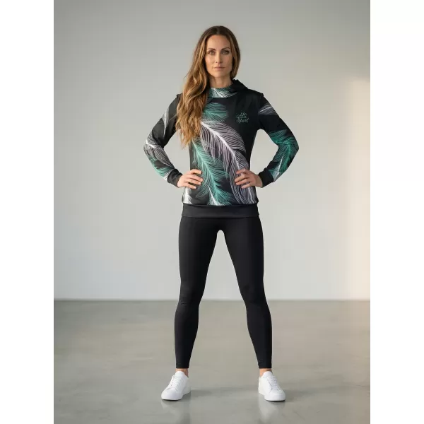  Ženska premium funkcionalna majica ALTISPORT VOJ/ALW001MI01 CRNO/TIRKIZNO 