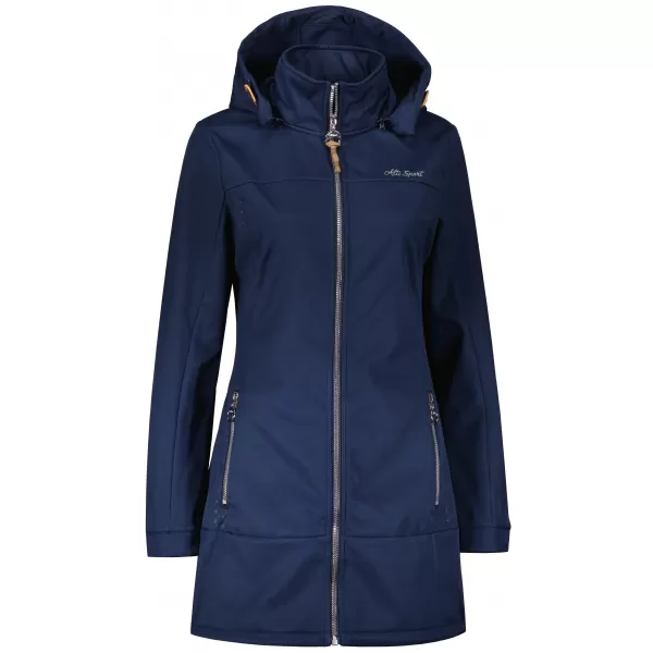  Ženski softshell kaput ALTISPORT CIARA TAMNOPLAVA/SREBRNA 