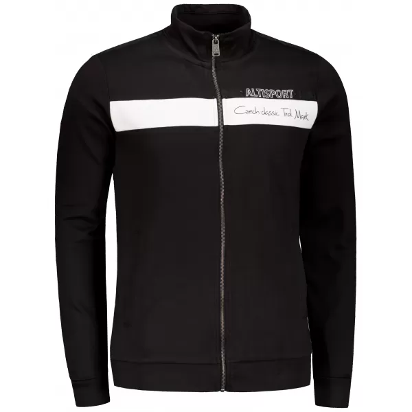  Muški sweatshirt ALTISPORT CORDEL CRNA 