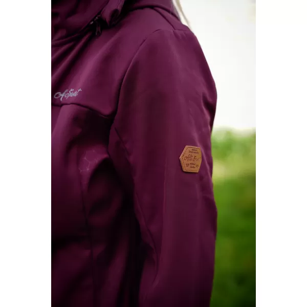  Ženski softshell kaput ALTISPORT CIARA TAMNOCRVENA 