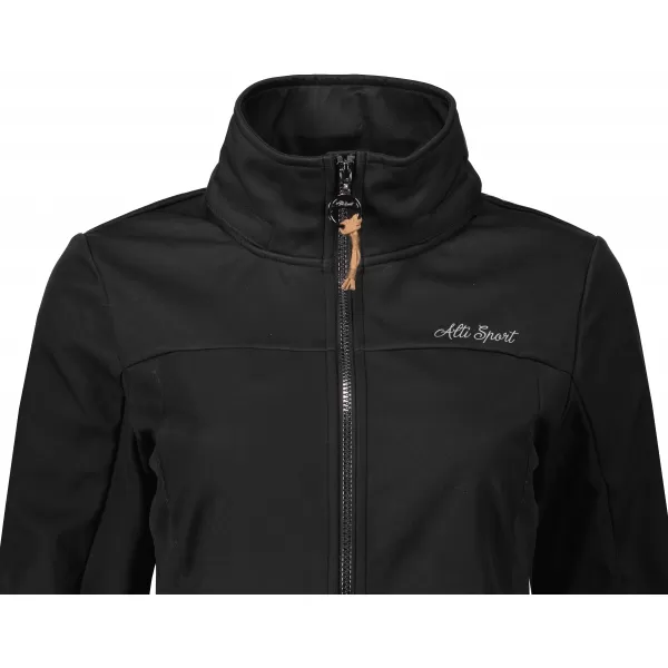  Ženski softshell kaput ALTISPORT CIARA CRNA 