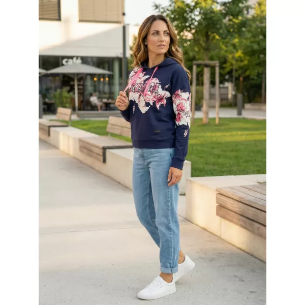  Ženski sweatshirt KIXMI SABRINA TAMNOPLAVA 