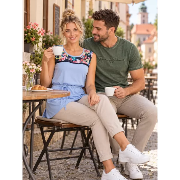  Ženska majica kratkih rukava KIXMI SELLY PLAVA 