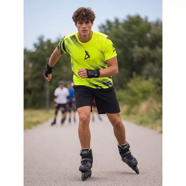  Muška funkcionalna premium majica ALTISPORT VOJ/ALM028TR01 NEON ŽUTA 